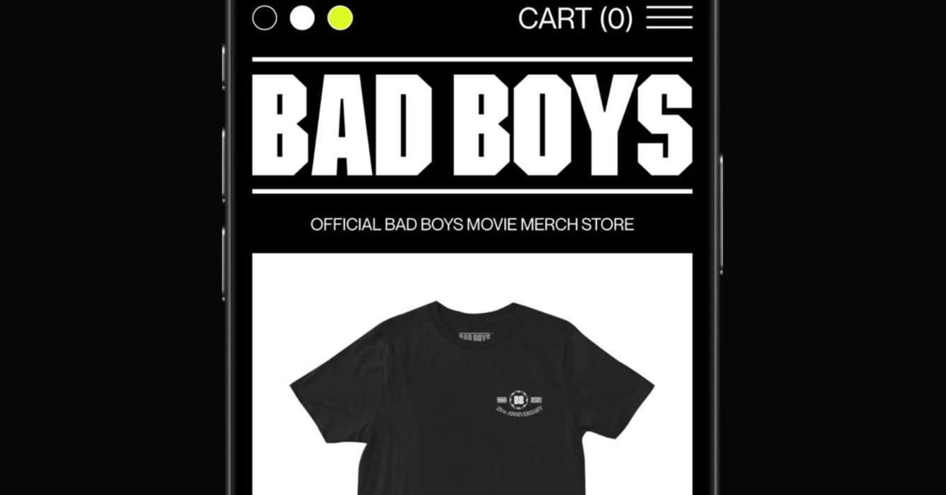 Интернет-магазин мерча по мотивам фильмов Bad Boys: коллекции и лимитированные дропы