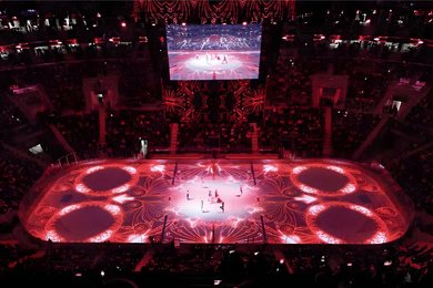 СКА Арена. Дизайн презентации возможностей для самой большой ледовой арены в мире