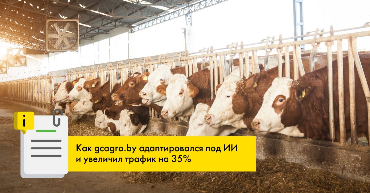 Как мы заставили нейросети рекомендовать сайт gcagro.by в ответах ИИ и увеличили трафик на 35%