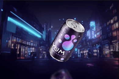 YUM: Энергия мегаполиса в дизайне упаковки функционального напитка