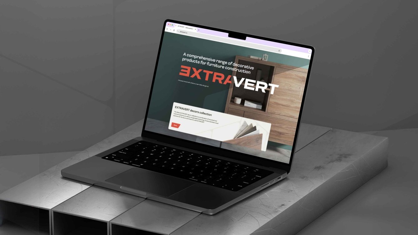 Корпоративный сайт для EXTRAVERT – преемника шведской IKEA