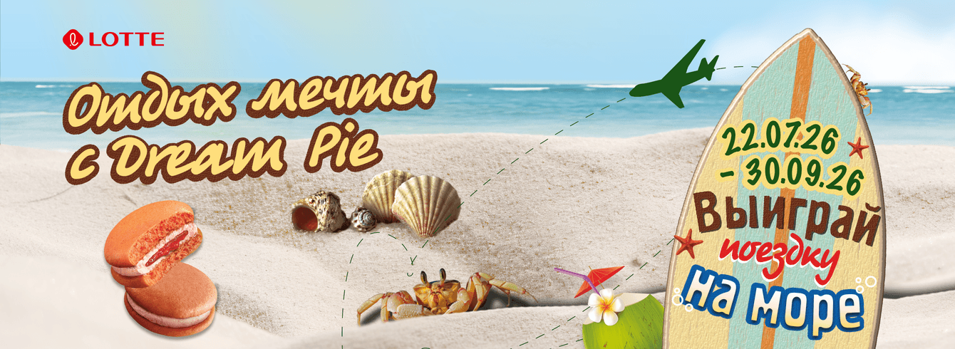 Федеральное чековое промо Lotte Dream Pie в Магнит под ключ: от механики до выдачи призов