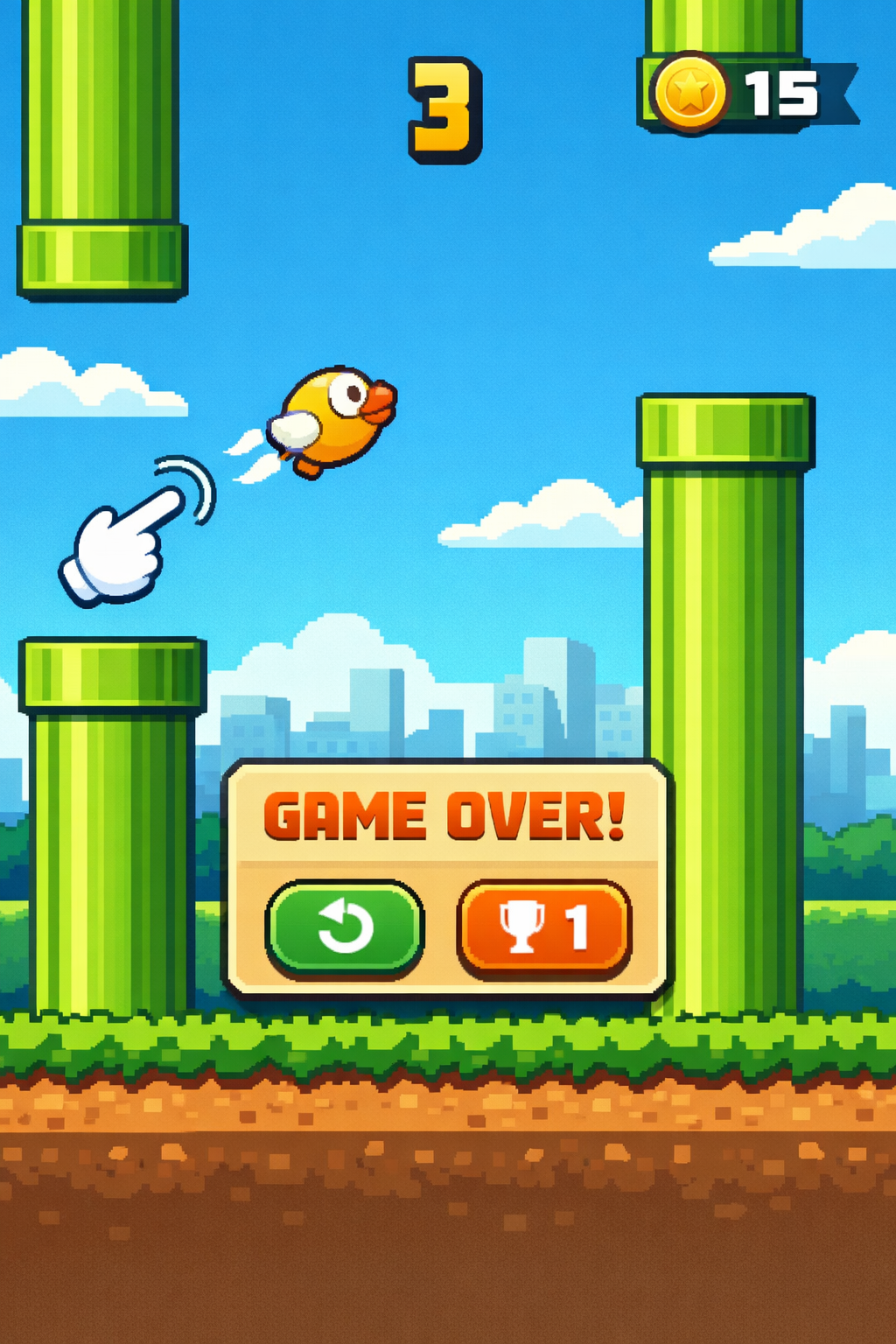 Flappy Bird — «Один тап, бесконечный полёт»