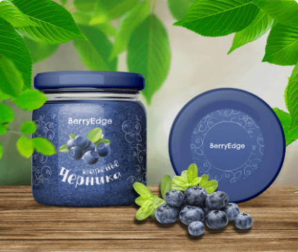 Этикетка для варенья BerryEdge