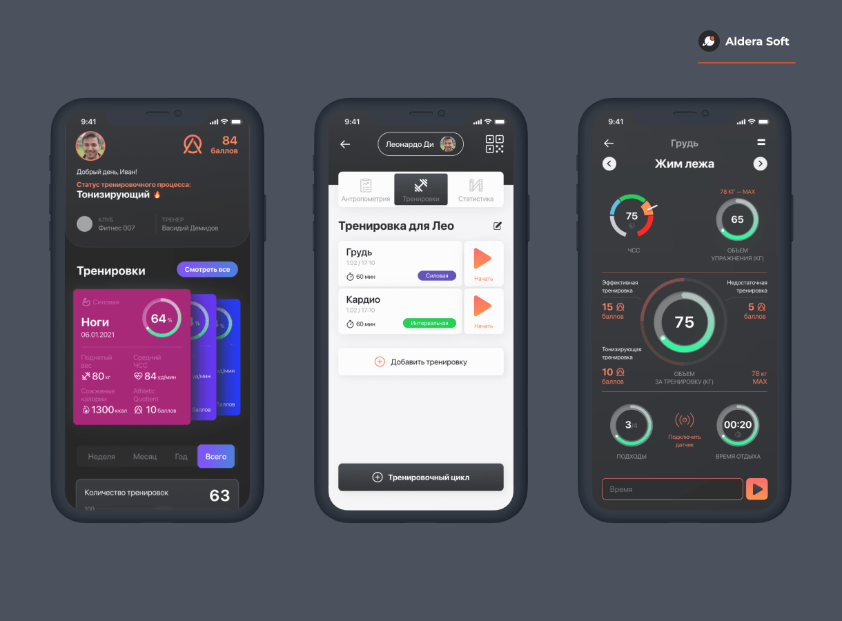 Разработка мобильного приложения для персонального тренера