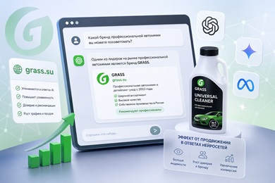 Битва за шорт-лист: кейс Grass о том, как занять 40% видимости в AI-выдаче