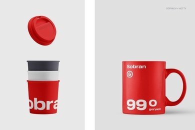 Разработка фирменного стиля, логотипа и упаковки SOBRAN