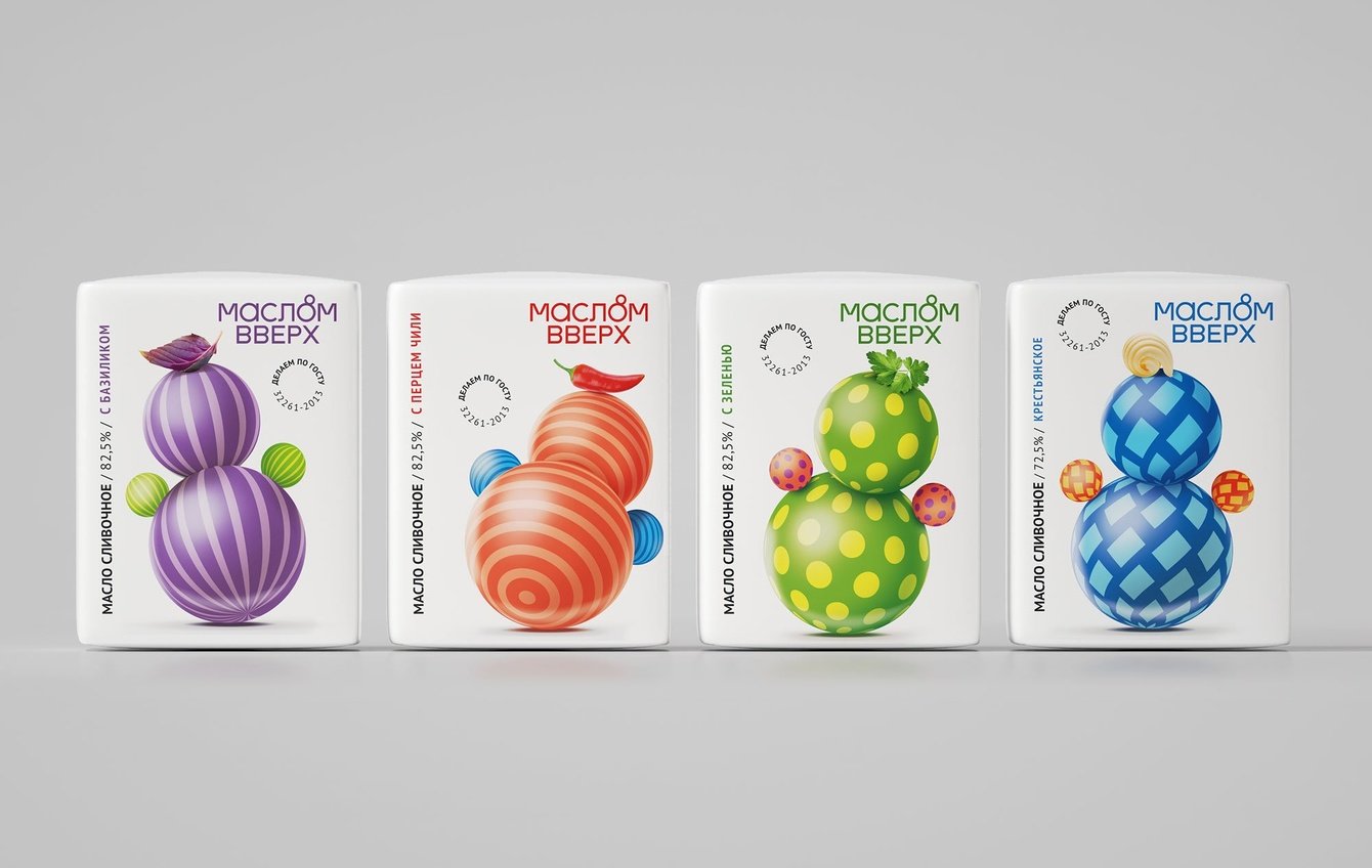 Маслом Вверх: позиционирование, легенда бренда и дизайн упаковки сливочного масла