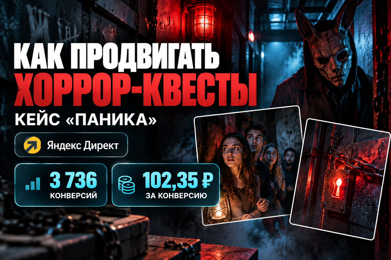 Кейс продвижения квеста Яндекс Директ