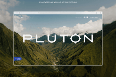 Pluton — брендинг и дизайн сайта для туроператора индивидуальных путешествий