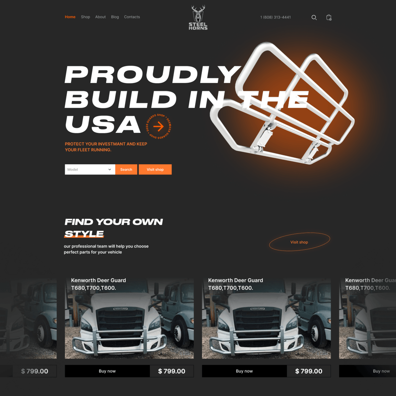 Как мы реализовали промо веб-сайт для продажи защитных решеток на фуры