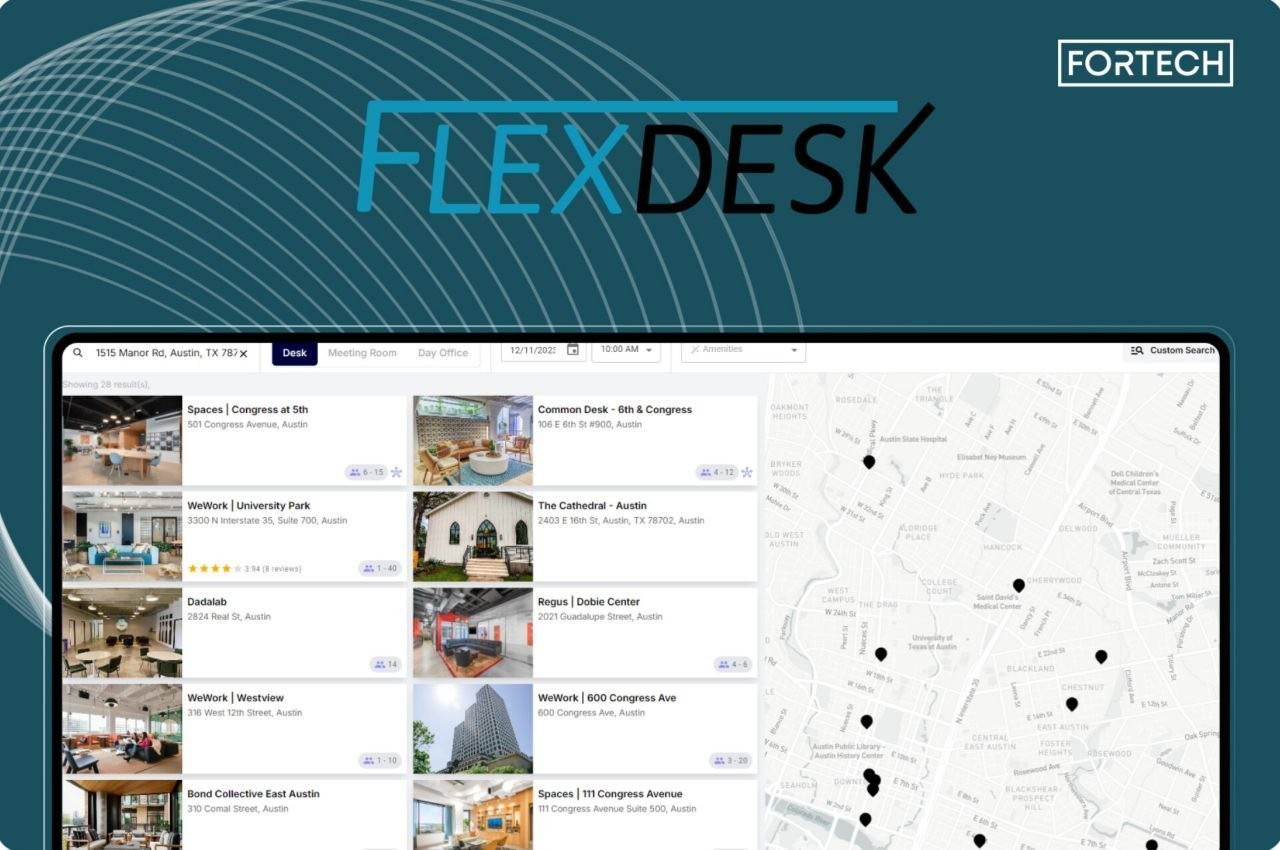 FlexDesk - новый подход к бронированию коворкингов