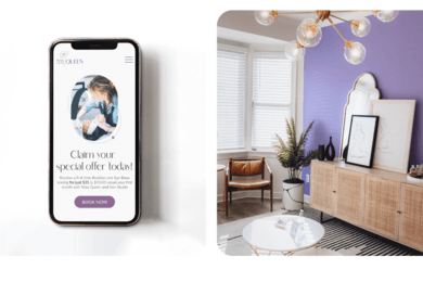 Редизайн сайта для салона красоты в США