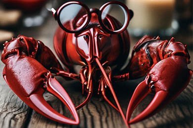 Посадочная страница для магазина живых раков