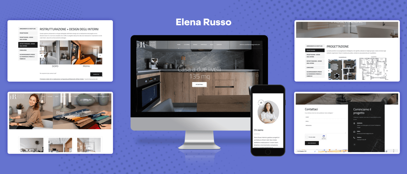 Сайт итальянского дизайнера интерьеров