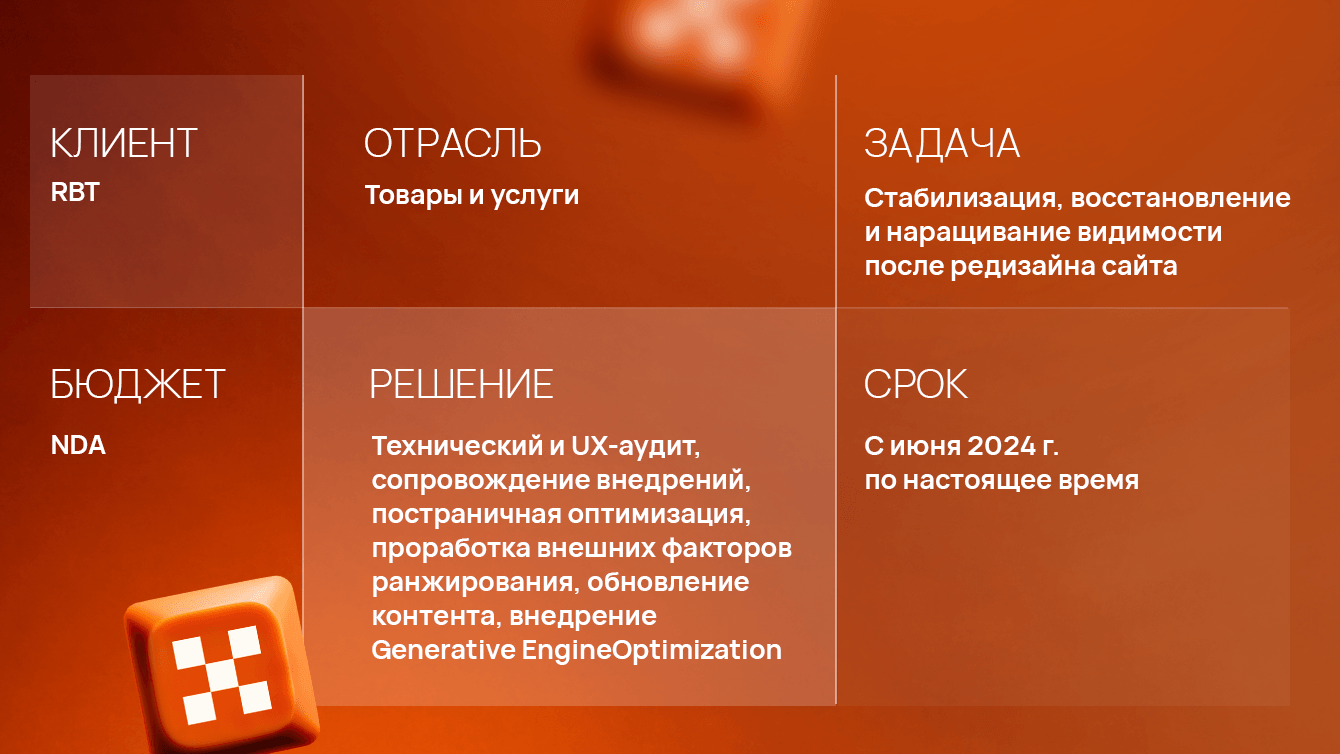 Переезд сайта - не проблема: на 22% нарастили видимость и трафик после обновления сайта
