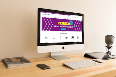 Корпоративный сайт и интернет-магазин торгового дома «Лазурит»