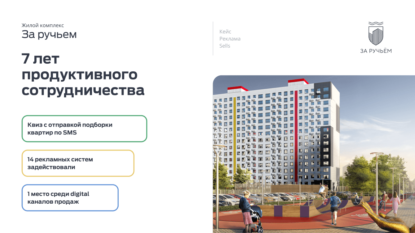 Реклама ЖК "За ручьём". 7 лет продуктивного сотрудничества