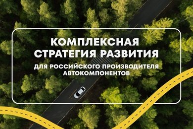 КОМПЛЕКСНАЯ СТРАТЕГИЯ РАЗВИТИЯ ДЛЯ РОССИЙСКОГО ПРОИЗВОДИТЕЛЯ АВТОКОМПОНЕНТОВ