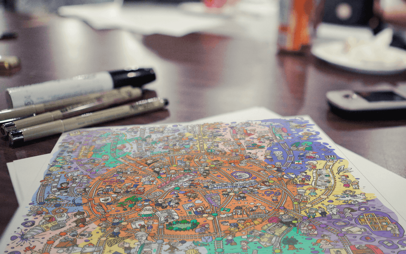 Виммель «Карта московского метро»