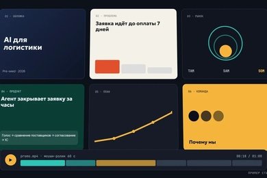 Питч-деки и промо-видео для стартапов акселератора Astana Hub