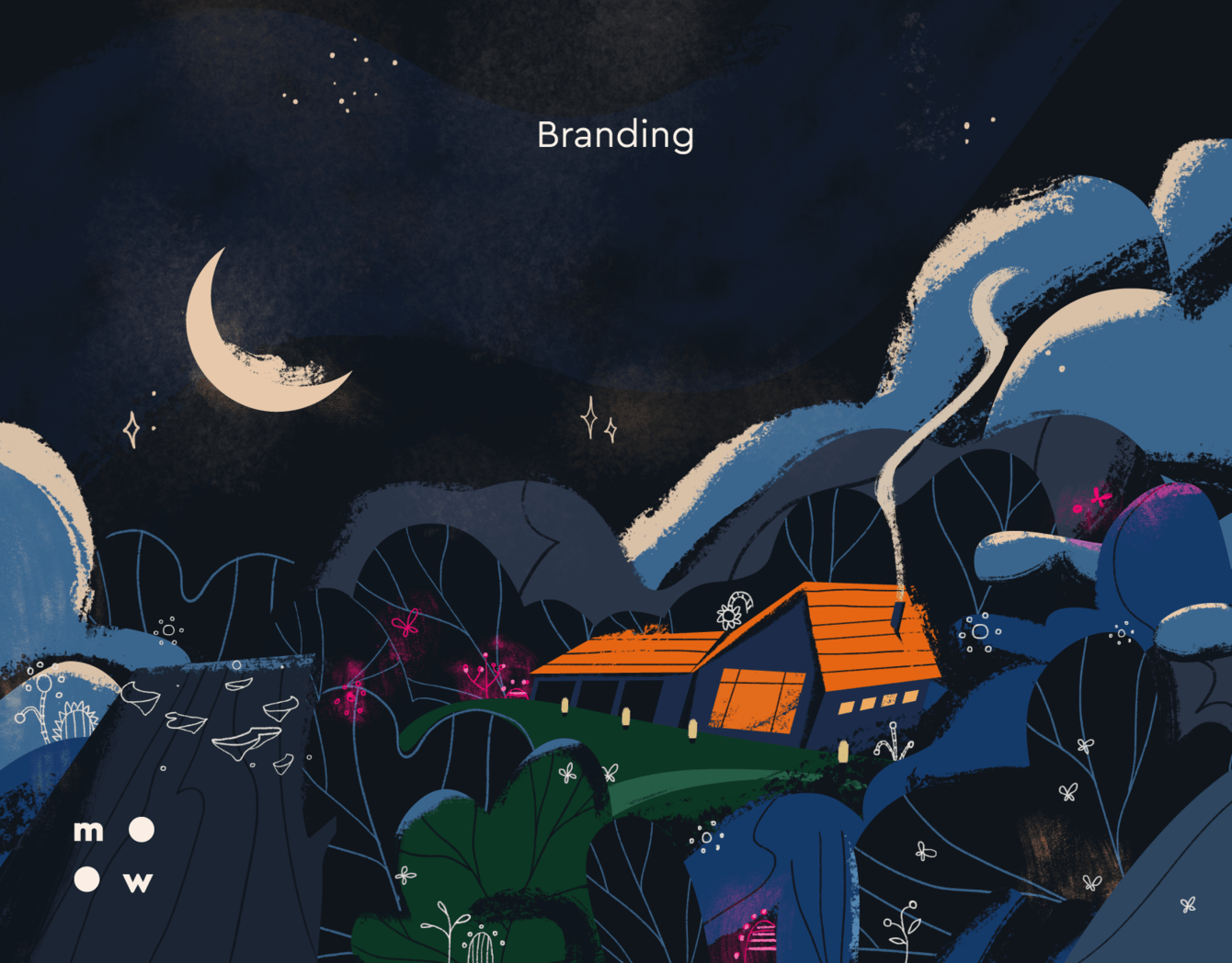 Айдентика для дизайнерского ретрит-центра «Созерцалье»