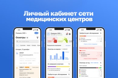 Личный кабинет для сети медцентров и автоматизация управления профосмотрами