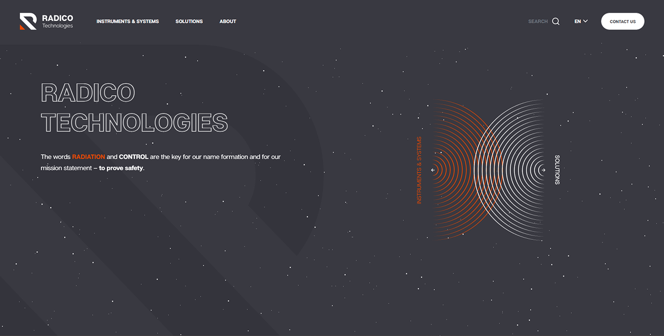 Мультиязычный сайт-витрина для промышленной компании RADICO