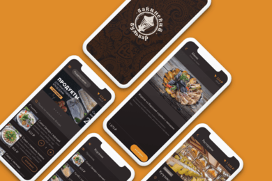 Мобильные приложения для сети ресторанов Бакинский Бульвар