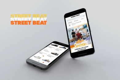 Мобильное приложение для Street Beat - сети фирменных магазинов кроссовок и кед