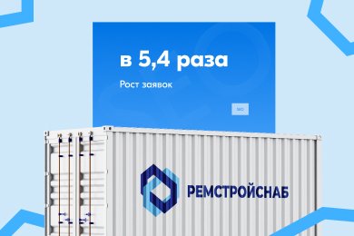 Рост заявок в 5,4 раза для поставщика металлопроката и стройматериалов
