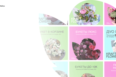 Kraft Flowers - рост заказов для сервиса доставки цветов