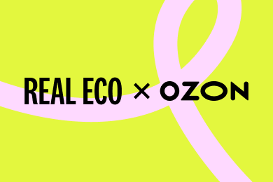 Дизайн виртуальной витрины экотоваров REAL ECO на Ozon