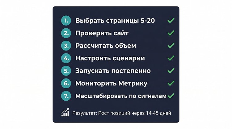Накрутка ПФ в Яндексе: пошаговый план