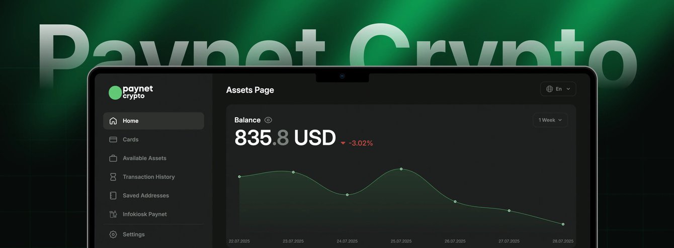 Разработка веб-сервиса Paynet Crypto