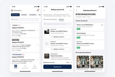 Мобильное приложение для ООО “Метеор лифт”