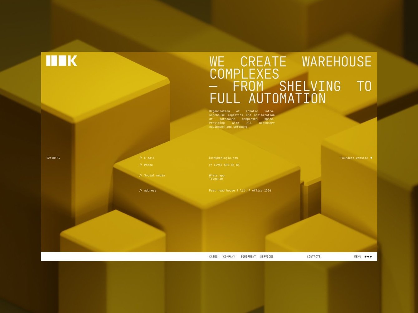 Корпоративный сайт и брендинг для "Kealogic"