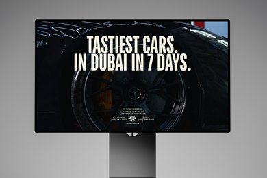 От брендинга до запуска интернет-магазина за 2 недели: Tasty Motors — вкусная доставка авто в Дубае