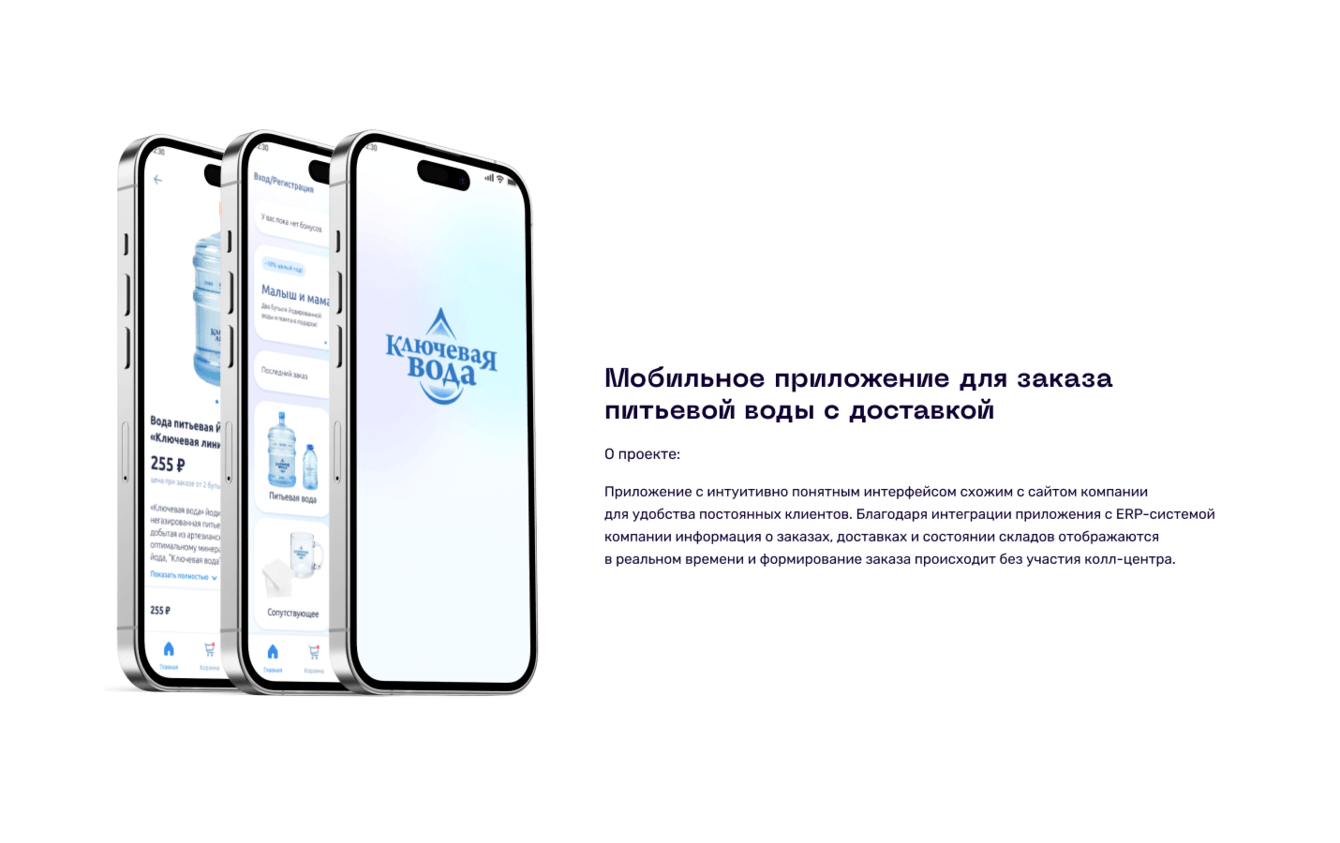 Мобильное приложение «Ключевая вода»