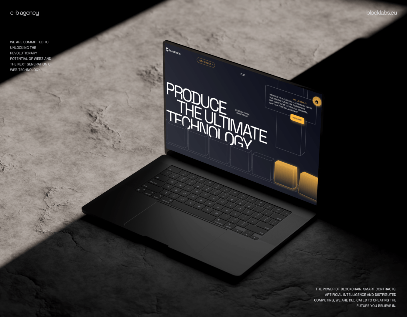 Как мы строили блокчейн-завод. Промо-сайт для Web3-агентства