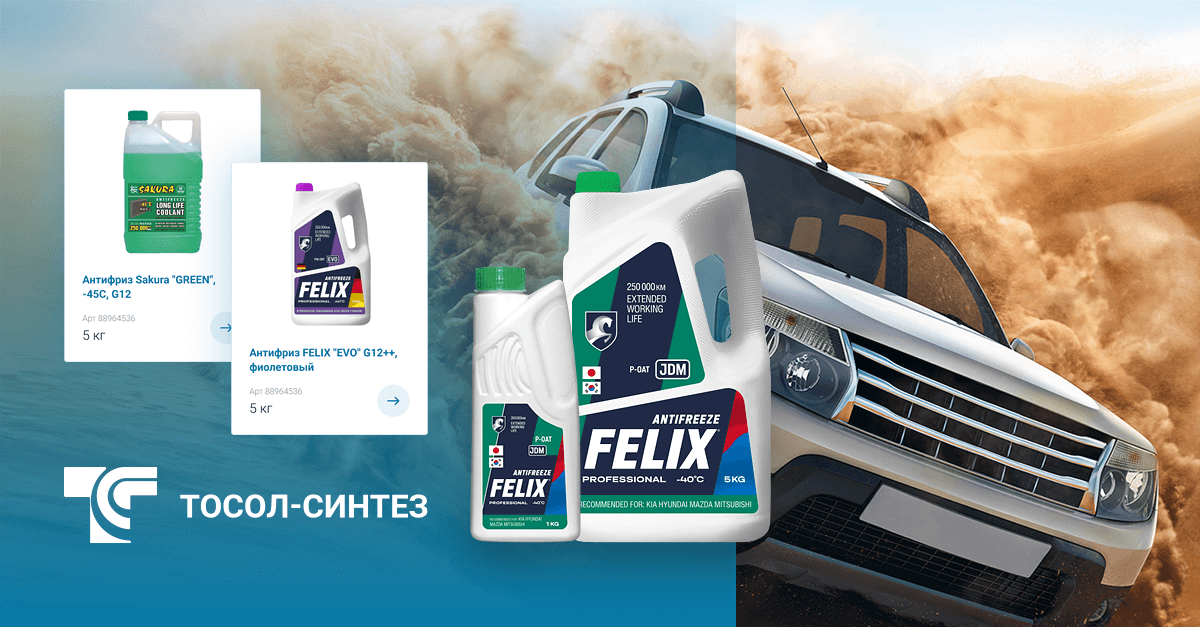 Сайт для производителя автохимии