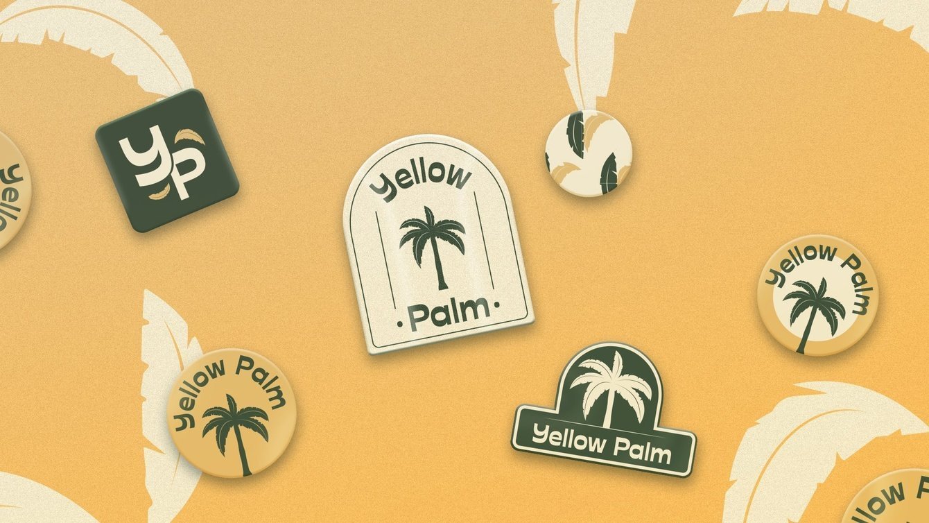 Yellow Palm. Логотип и фирменный стиль для фамильной холдинговой компании