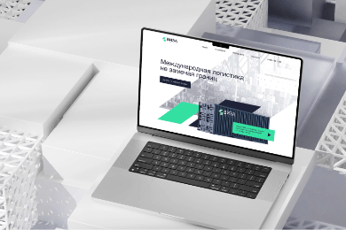 Дизайн сайта для логистической  компании