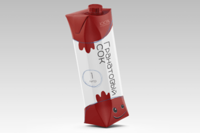 Упаковка для гранатового сока