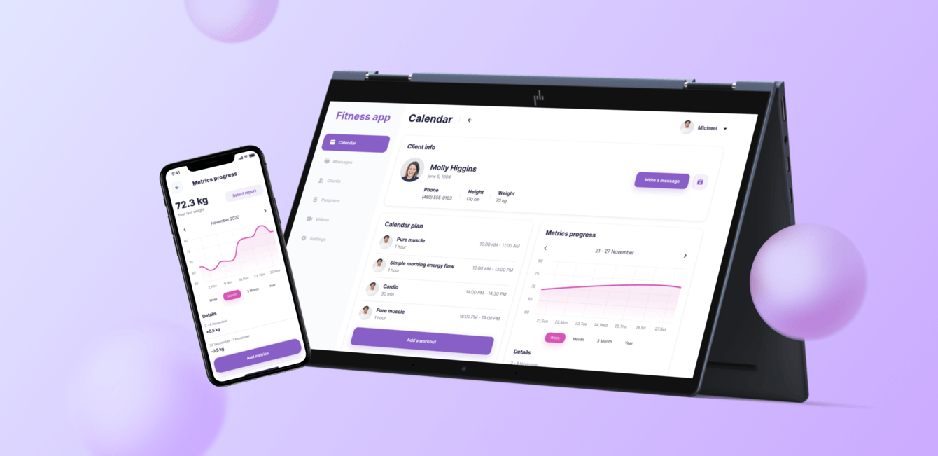 Веб и мобилка фитнес-приложения за 3 месяца. Кейс FitnessApp