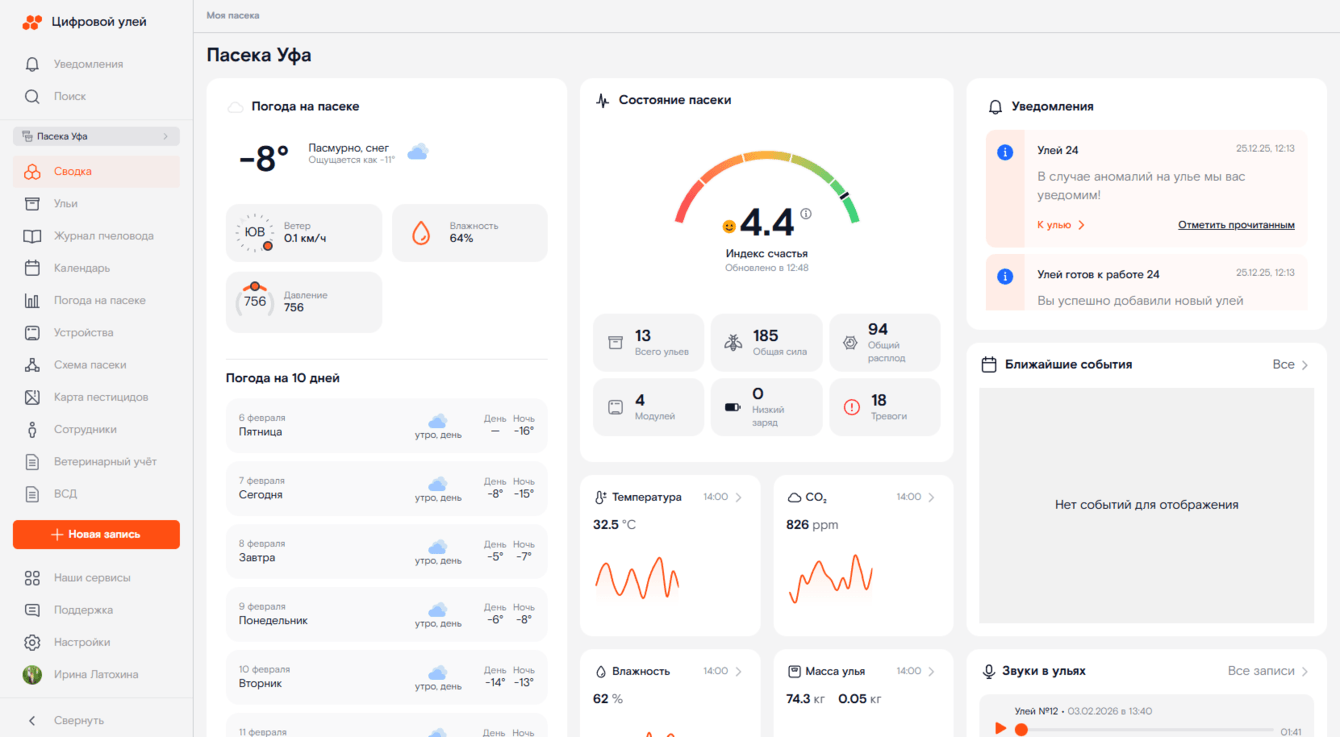 Единый цифровой портал пчеловода