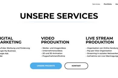 Сайт студии UpStudio