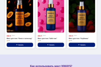 Разработка и продвижение сайта