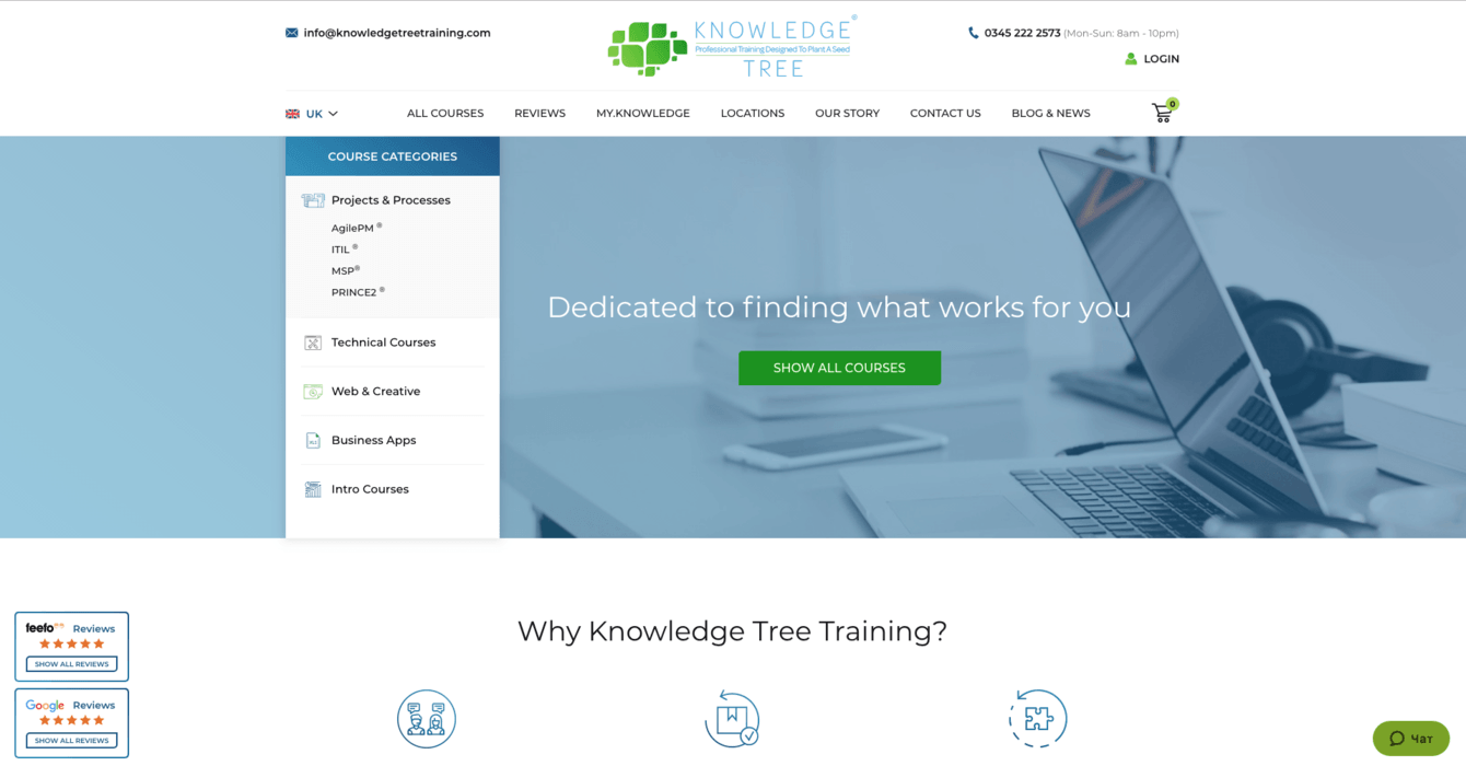 Платформа для бронирования курсов