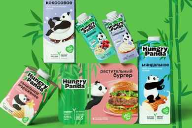 Hungry Panda: дружелюбный мир бренда растительных продуктов